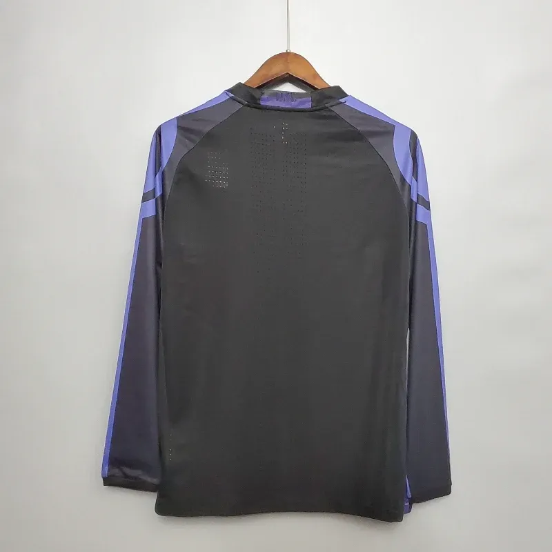 Cheap 2016-2017 Real Madrid Long Sleeve Second retro kit