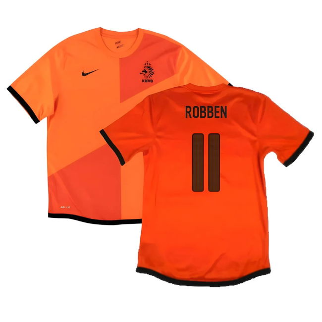 Holland 2012-13 Home Shirt ((Very Good) S) (Robben 11) Official