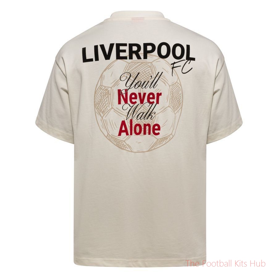 Liverpool T-Shirt YNWA Oversized - Off White