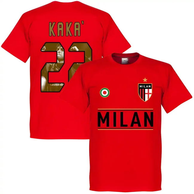 Avid Acm Ac Milan Kaka #22 Elite Performance Modern Style Shirt
