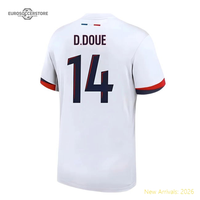 Psg Deluxe D.doue Away Jersey Moisture-wicking Four-way Stretch