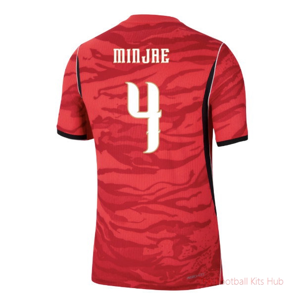 Breathable South Korea Aero-Fit 2026-2027 Home Shirt (Minjae 4)
