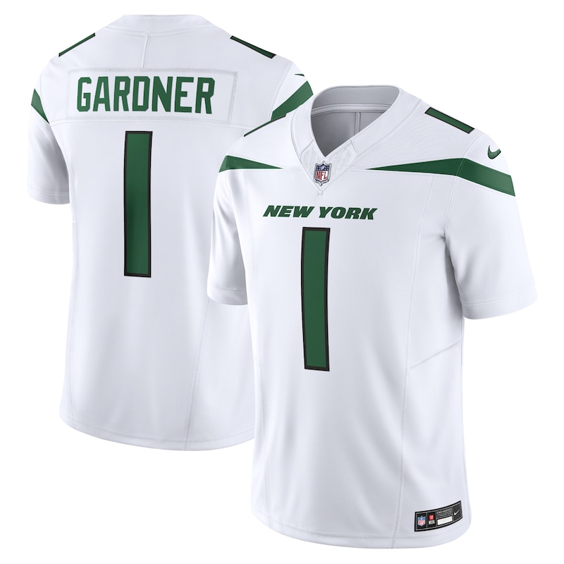 None Ahmad Sauce Gardner NY Jets Energetic Top-Grade Jersey Game Day W