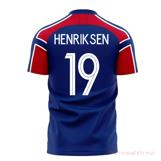 [LK] Norway 2025/26 Away Football Kit (Libero) (HENRIKSEN 19)