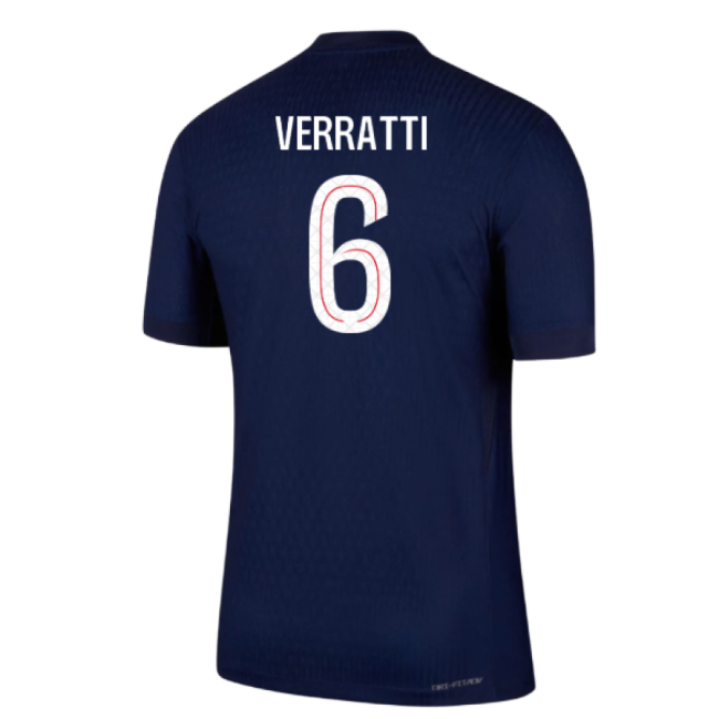Original Psg Verratti Home Jersey Smooth Durable Lightweight