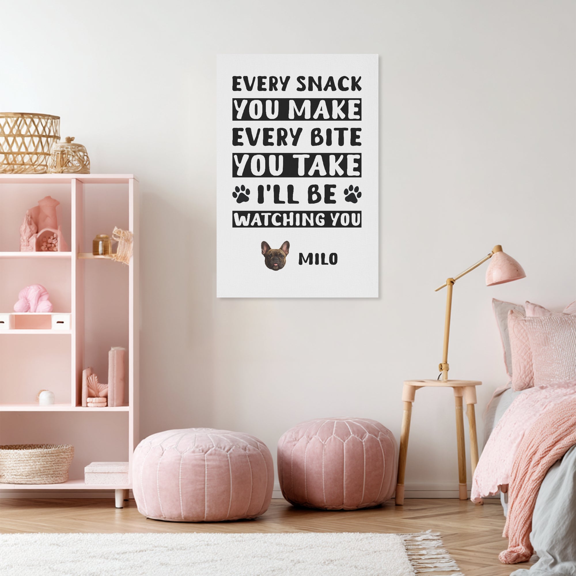 Personalized Vertical Canvas Painting Pet Owner Apparel | Unique Design