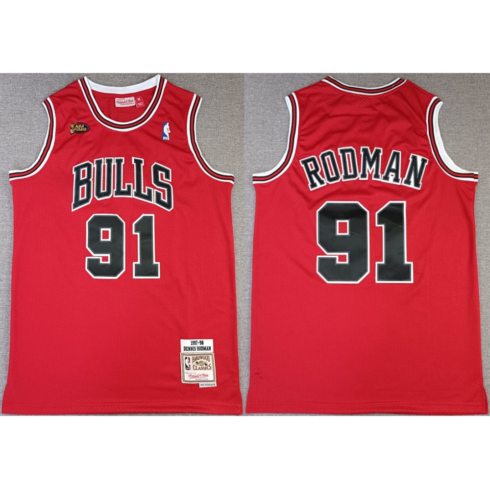 Chicago Bulls 91 Jersey - Red - Game Day Essential