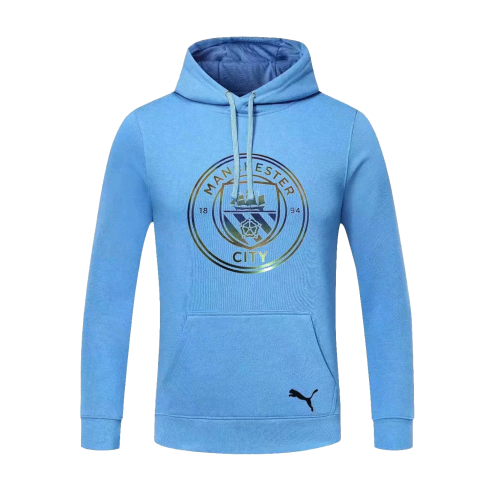Manchester City 20-21 Grey Hoodie Sweater - Official Replica 21812