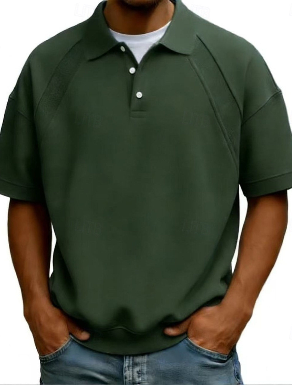 Men's Polo Shirts Casual Business Turndown Short Sleeve Fashion Basic