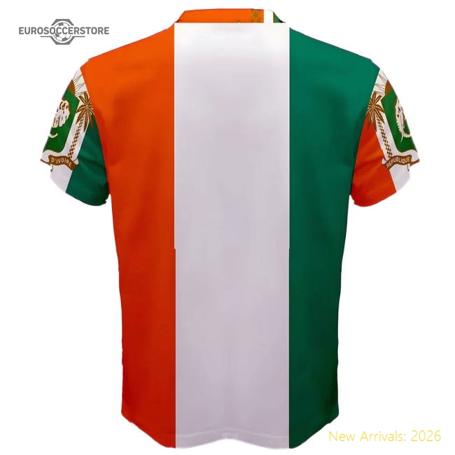 Ivory Coast 20242025 Regular Shirt  Premium Sleek Retro