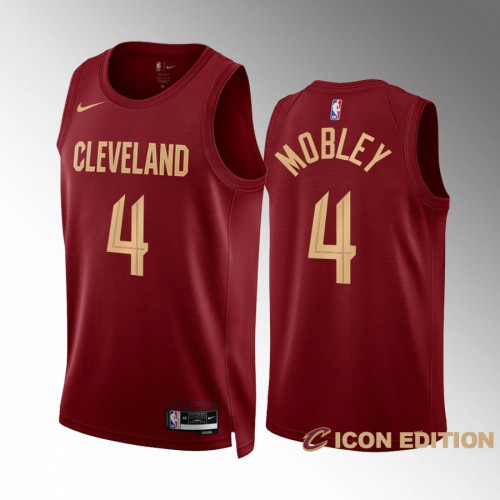 Evan #4 CLE Premium Quality NBA Authentic Jersey Basketball