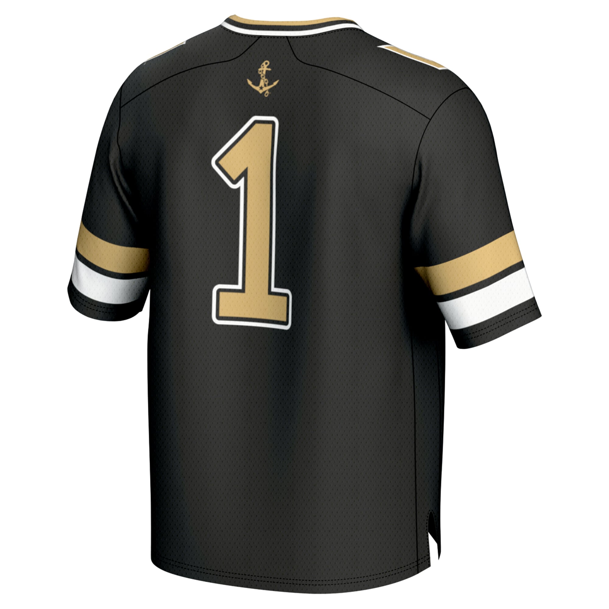 Youth #1 Black Vanderbilt Commodores Lightweight Collegiate Football Fashion Jersey