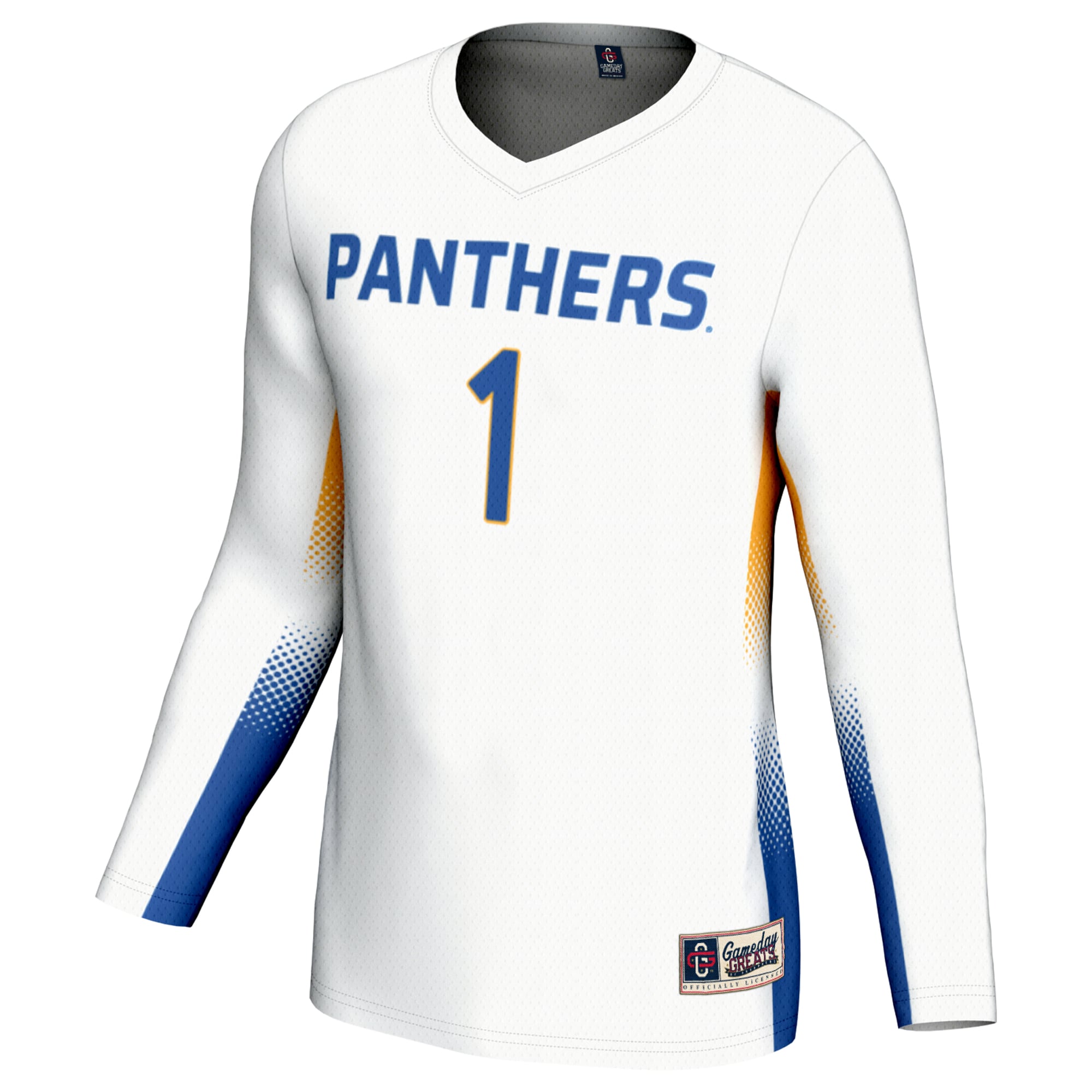 [DDG] Pitt Panthers GameDay Greats Unisex Lightweight Volleyball Jersey - White