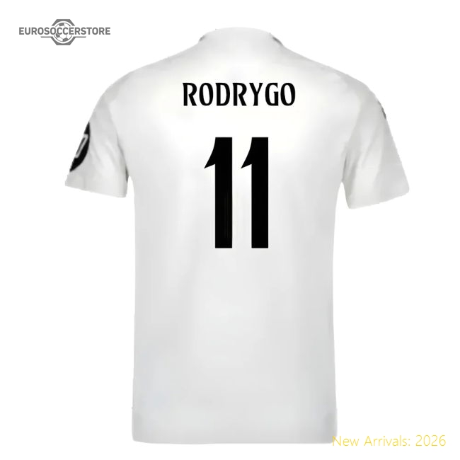 Best-Selling 2024-2025 Real Madrid Authentic Home Shirt (Rodrygo 11)