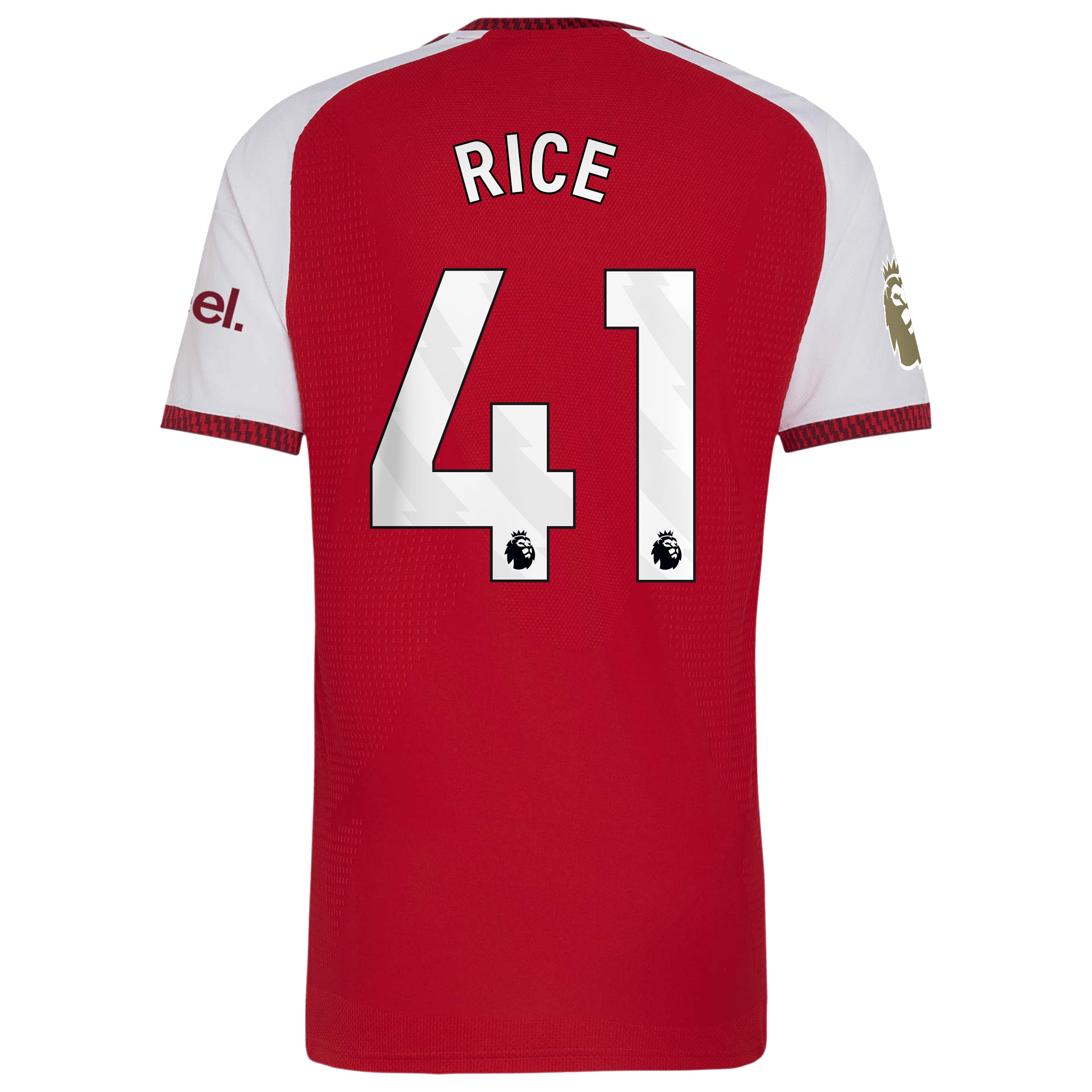 [SJH] Declan Rice #41 Arsenal 2026/27 Home Authentic Jersey - Red