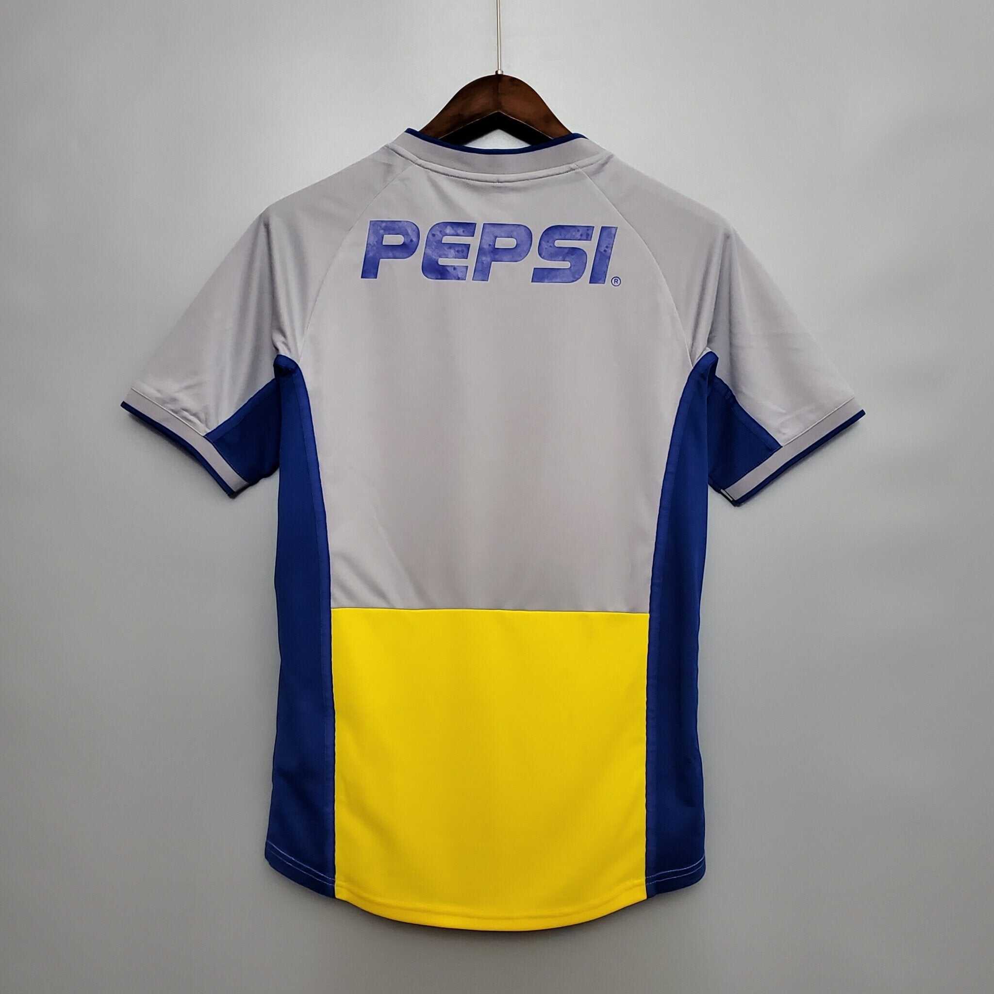 Cheap 2002 Boca Juniors away retro kit