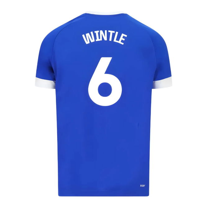 Men's 2025-2026 Cardiff City Home Shirt (Wintle 6)