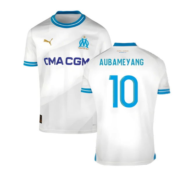 Top Quality Om Home Jersey Aubameyang 1 #0 Current Season (v2)