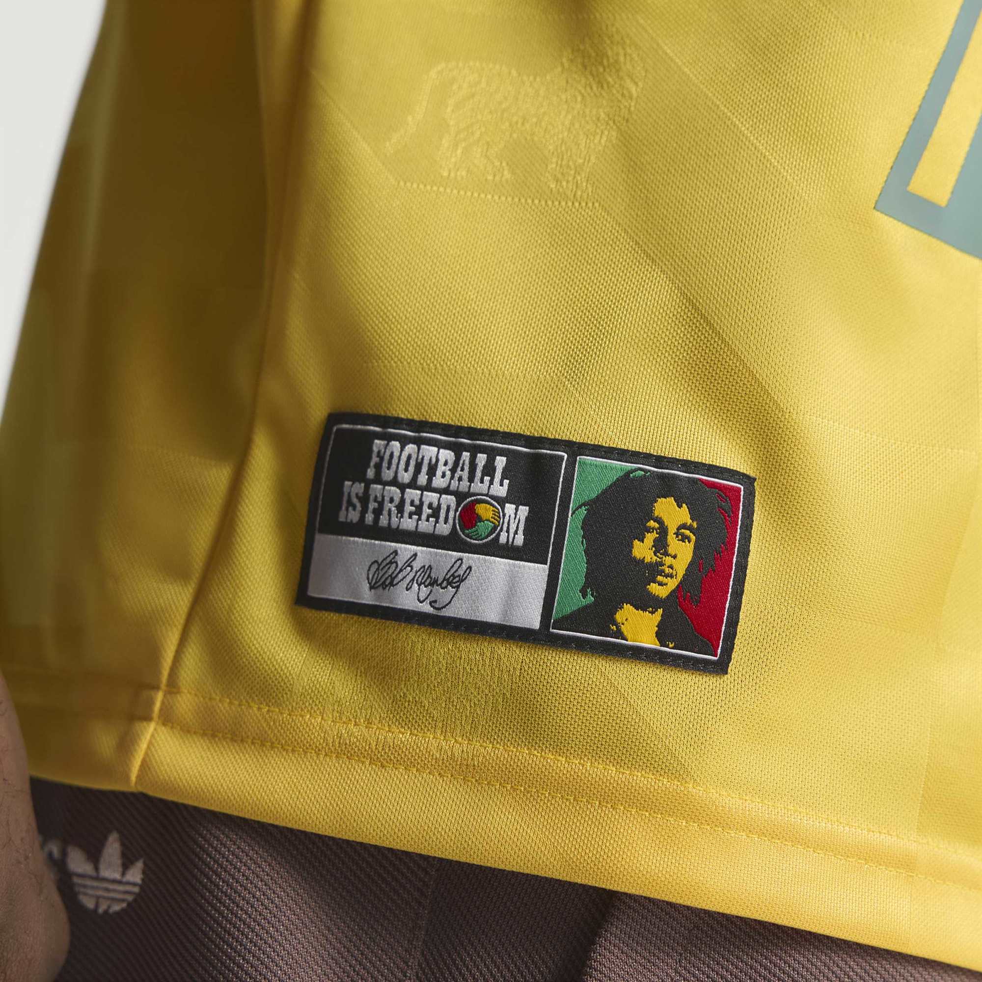 [SJH] Jamaica National Team x Bob Marley Originals Fashion Jersey - Yellow