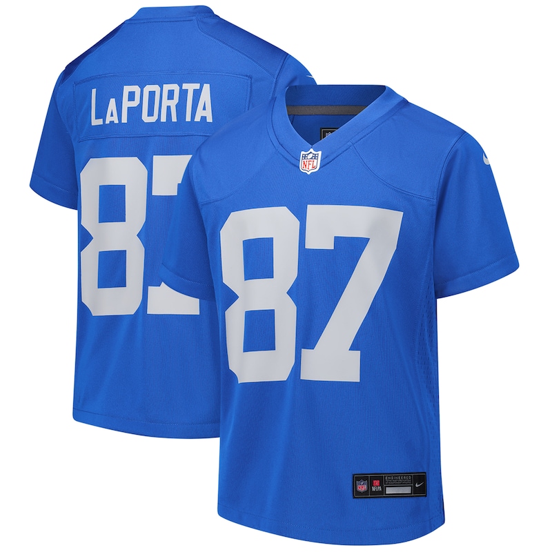 None Sam LaPorta DET Lions Retro Professional Jersey for NFL Fans