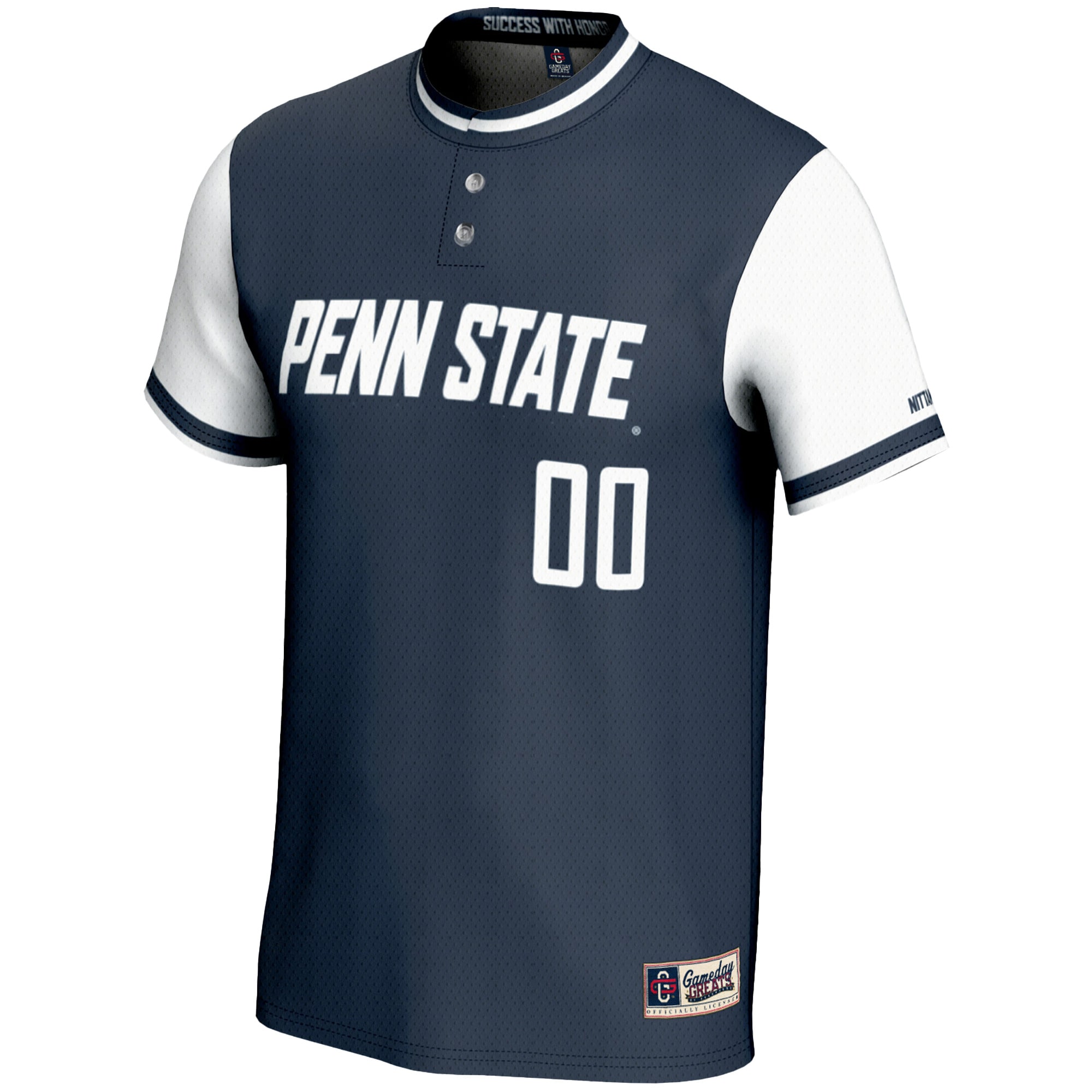 [DDG] Penn State Nittany Lions GameDay Greats Unisex NIL Pick-A-Player Women's Softball Lightweight Jersey - Navy