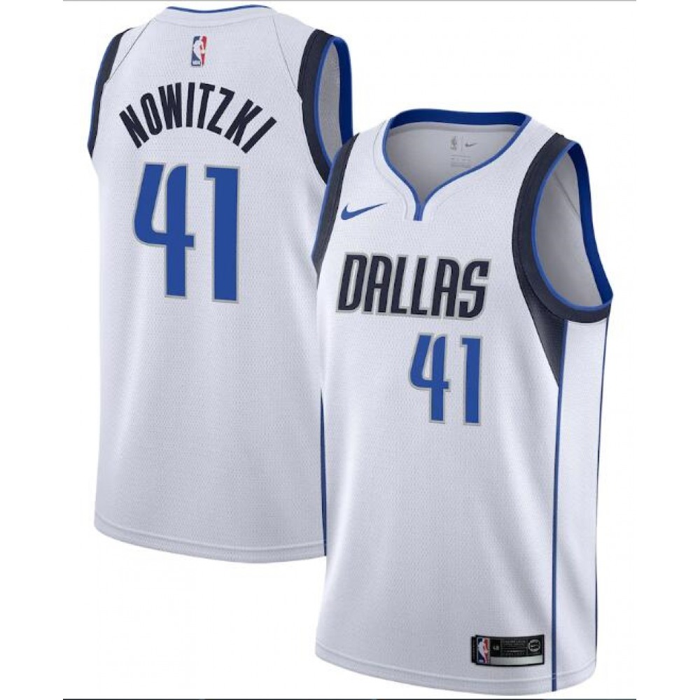 Official Jersey Dallas Mavericks 41 White - - NBA Collection