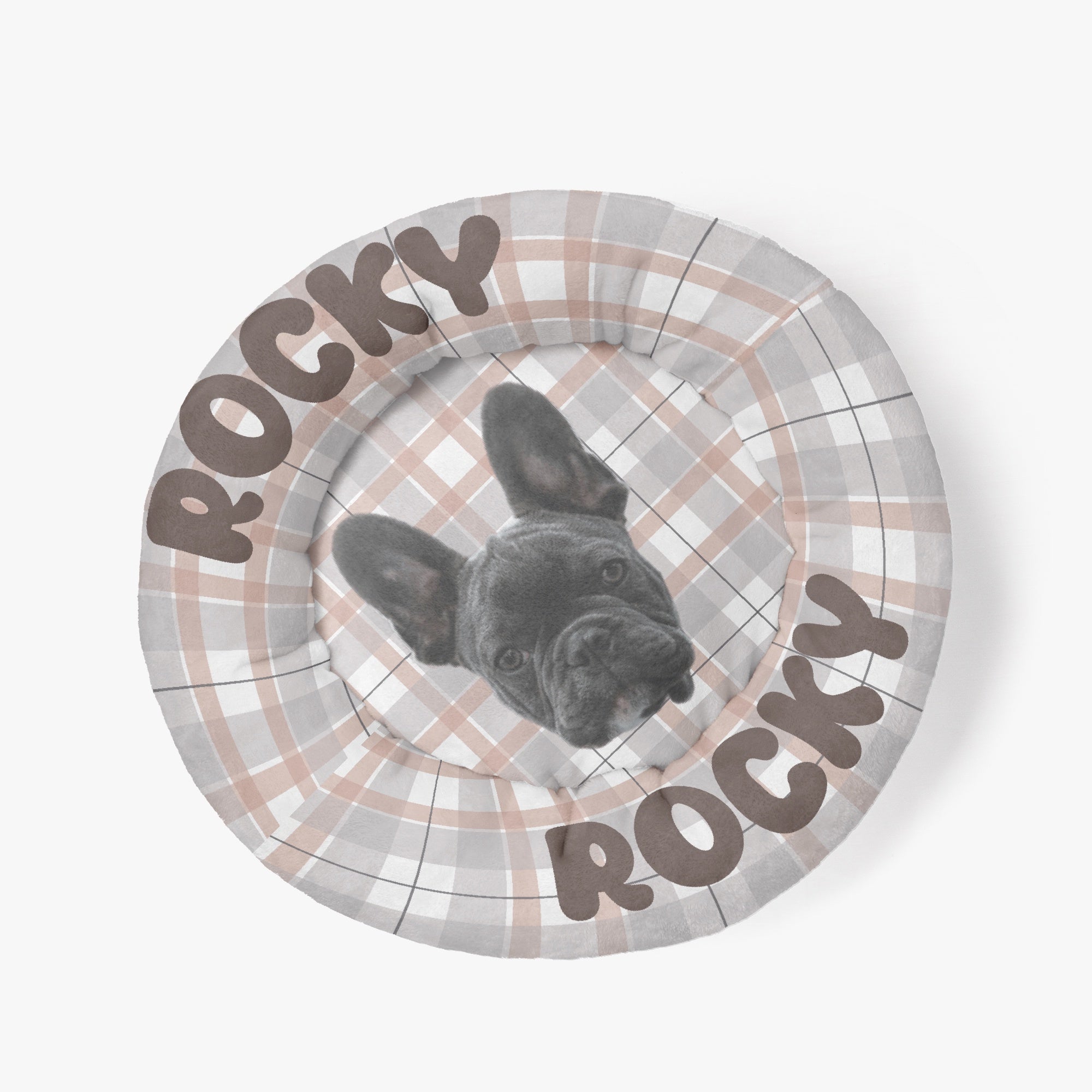 French Bulldog Jack Custom Cloud Comfort Frenchie Bed | Personalized