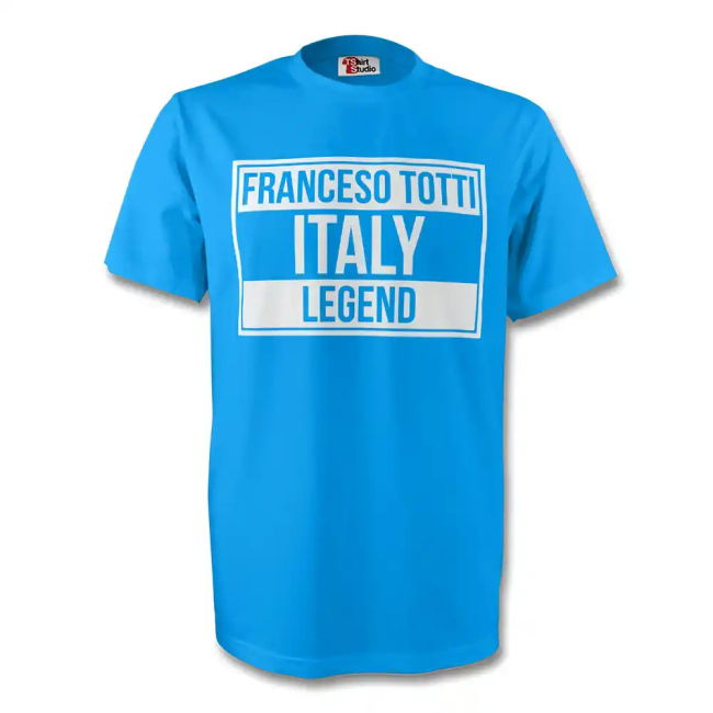 Francesco Totti Italy Legend Tee (Sky Blue) Performance