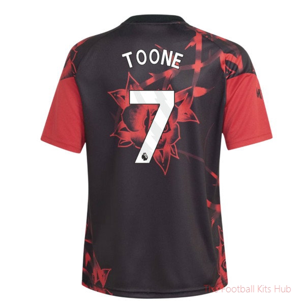 Man Utd 2026-2027 Home Pre-Match Shirt (Kids) (Toone 7)
