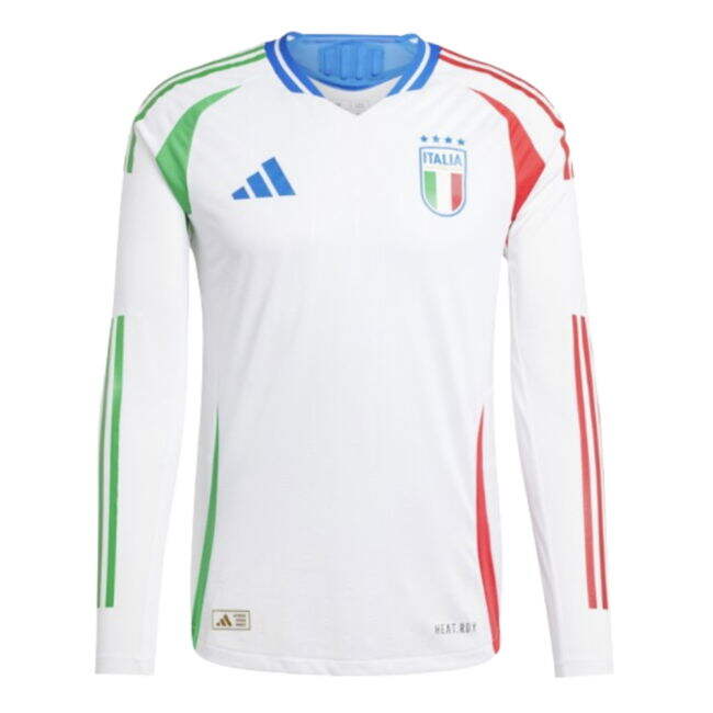 Advantages 2024-2025 Italy Authentic Long Sleeve Away Shirt Slim Fitting