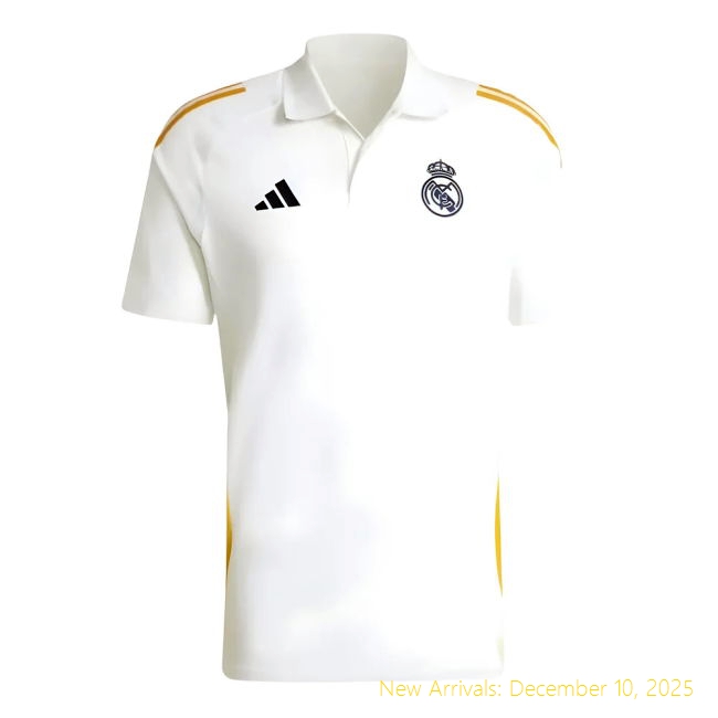 2024-2025 RM Real Madrid Polo Premium Quality Shirt (White) - Best