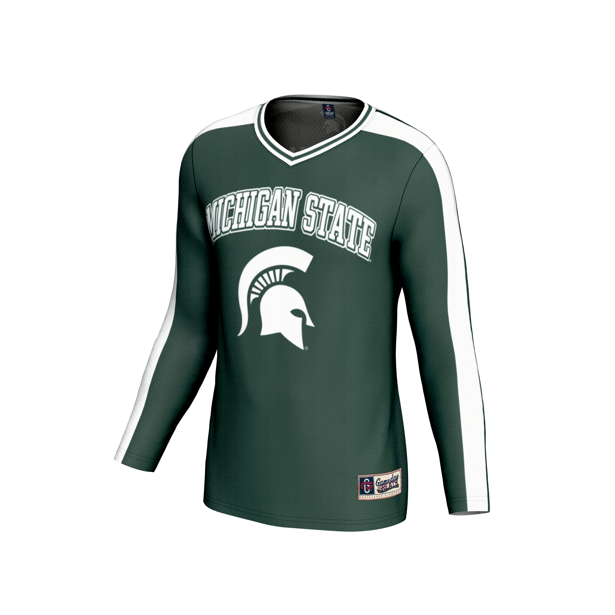 [DDG] Michigan State Spartans GameDay Greats Unisex NIL Pick-A-Player Lightweight Collegiate Volleyball Fashion Jersey - Green