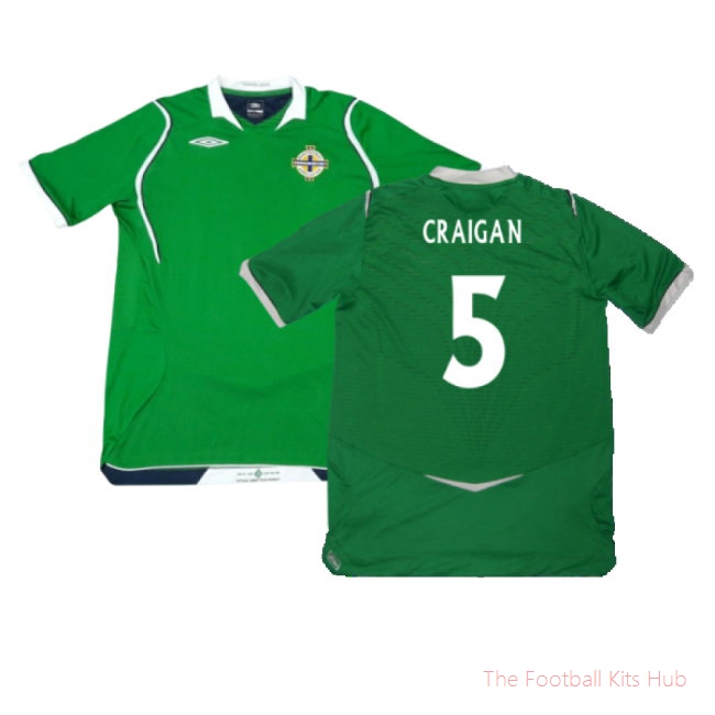 Northern Ireland 2008-09 Home Shirt (L) (Excellent) (Craigan 5)