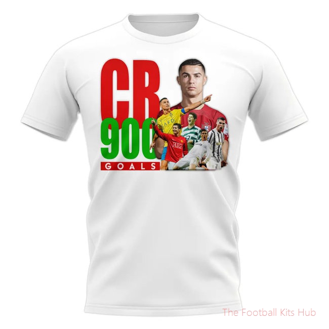 Cristiano Ronaldo 900 Goals T-Shirt (White)
