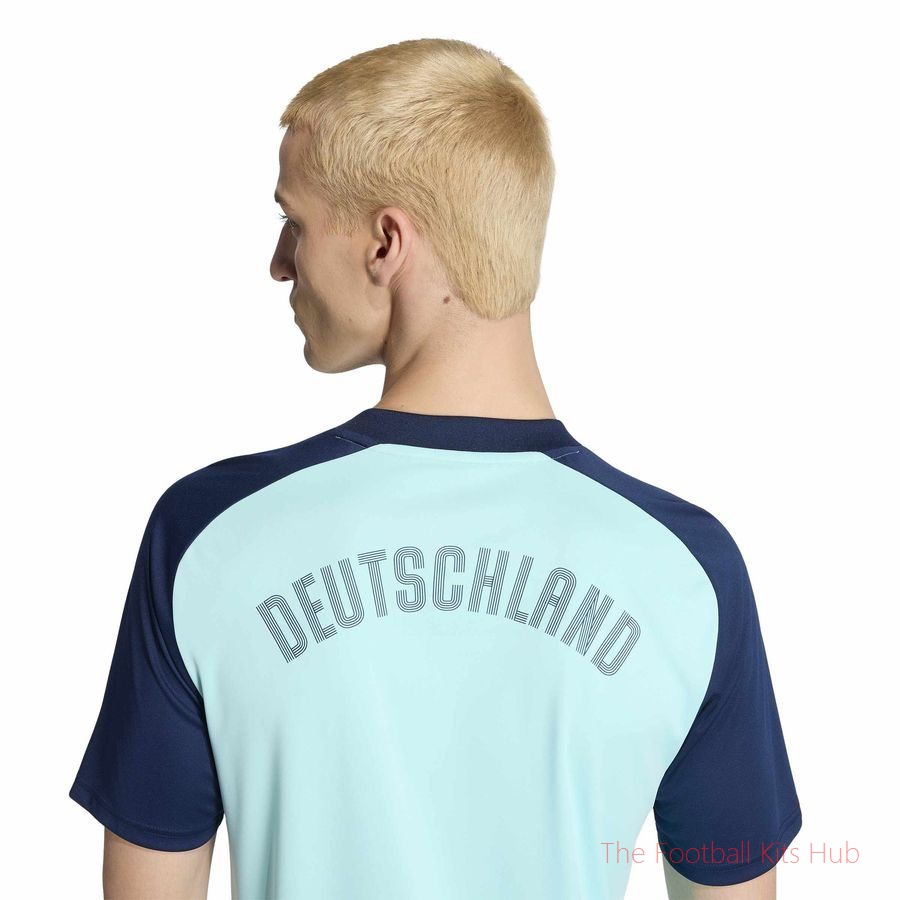 Germany Training T-Shirt Pre Match Away World Cup 2026 - Flash Aqua