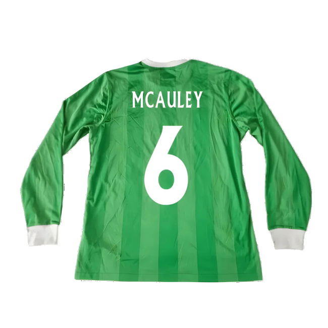 Match Worn Style Ireland Home Player Jersey 2010-2011 (McAuley 6)