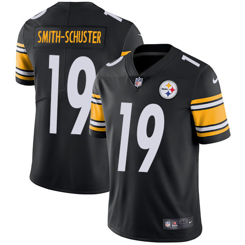 Official NFL Steelers #19 JuJu Smith-Schuster Black Limited Jersey