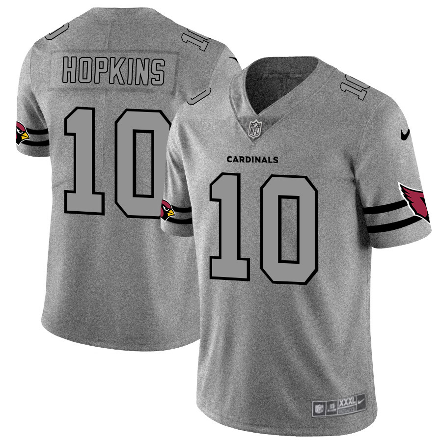 NFL A C Cardinals #10 DeAndre Hopkins Gray Limited Jersey - Authent...
