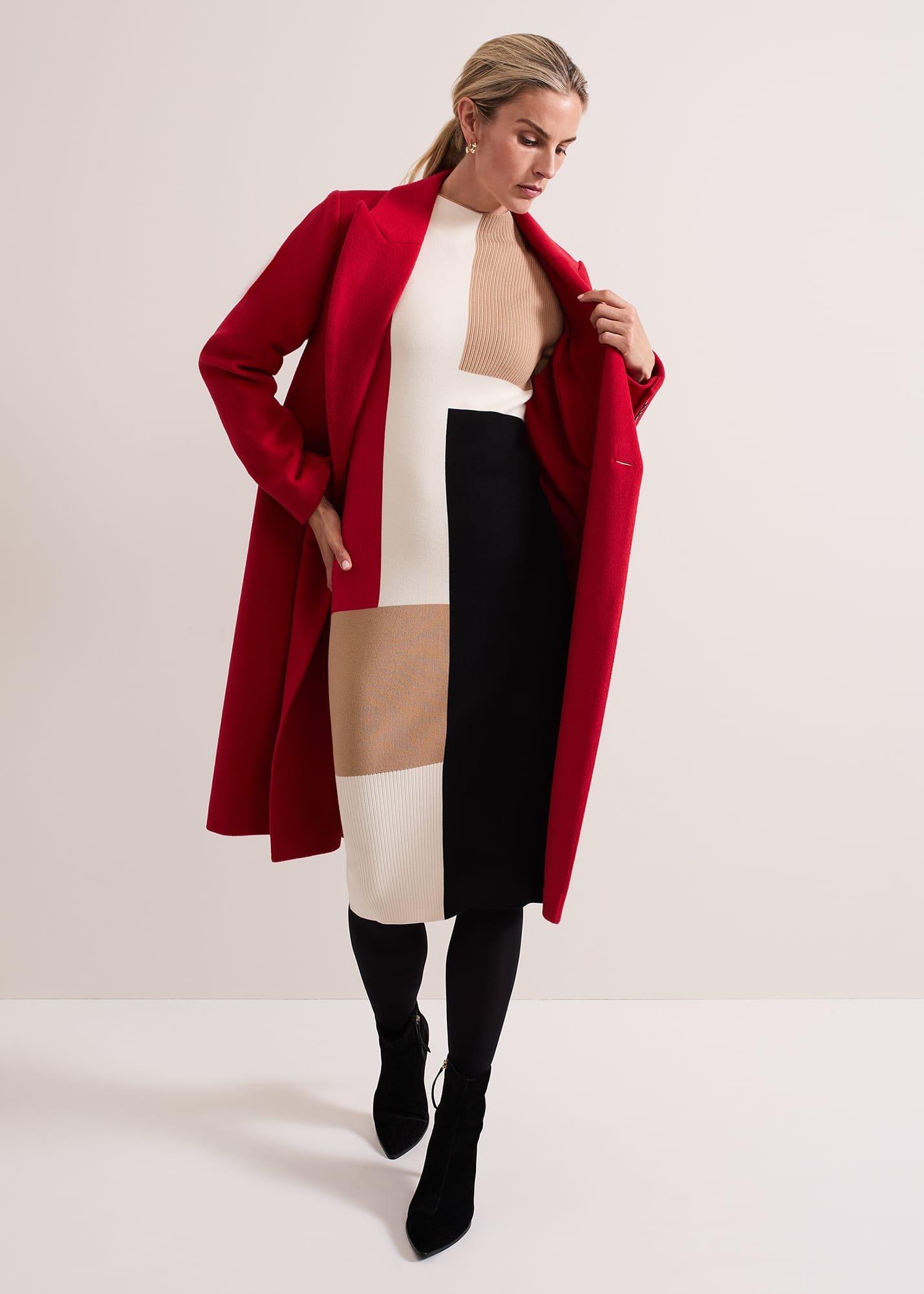 Nancy Colourblock Column Midi Dress