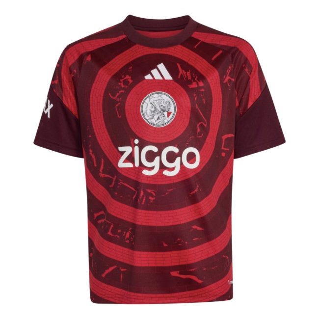 [JED] 2026-2027 Ajax Pre-Match Shirt (Red) - Kids (Your Name)