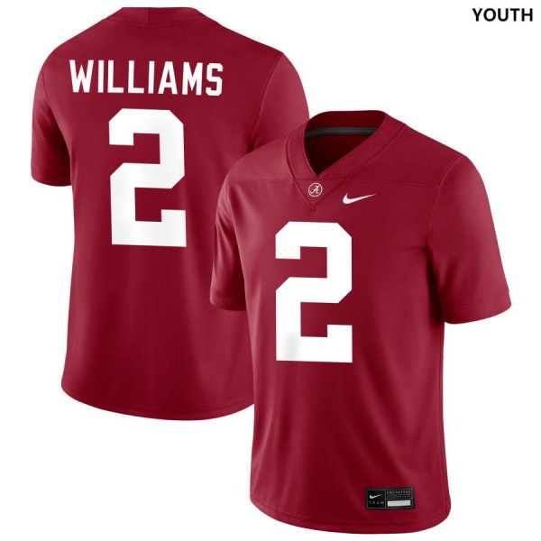 Youth(kids) Alabama Crimson Tide #2 Ryan Williams Elite Jersey