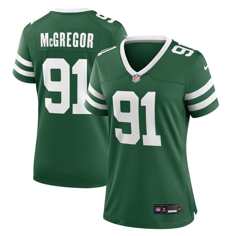 None Braiden McGregor NY Jets Sleek Officially Licensed Jersey
