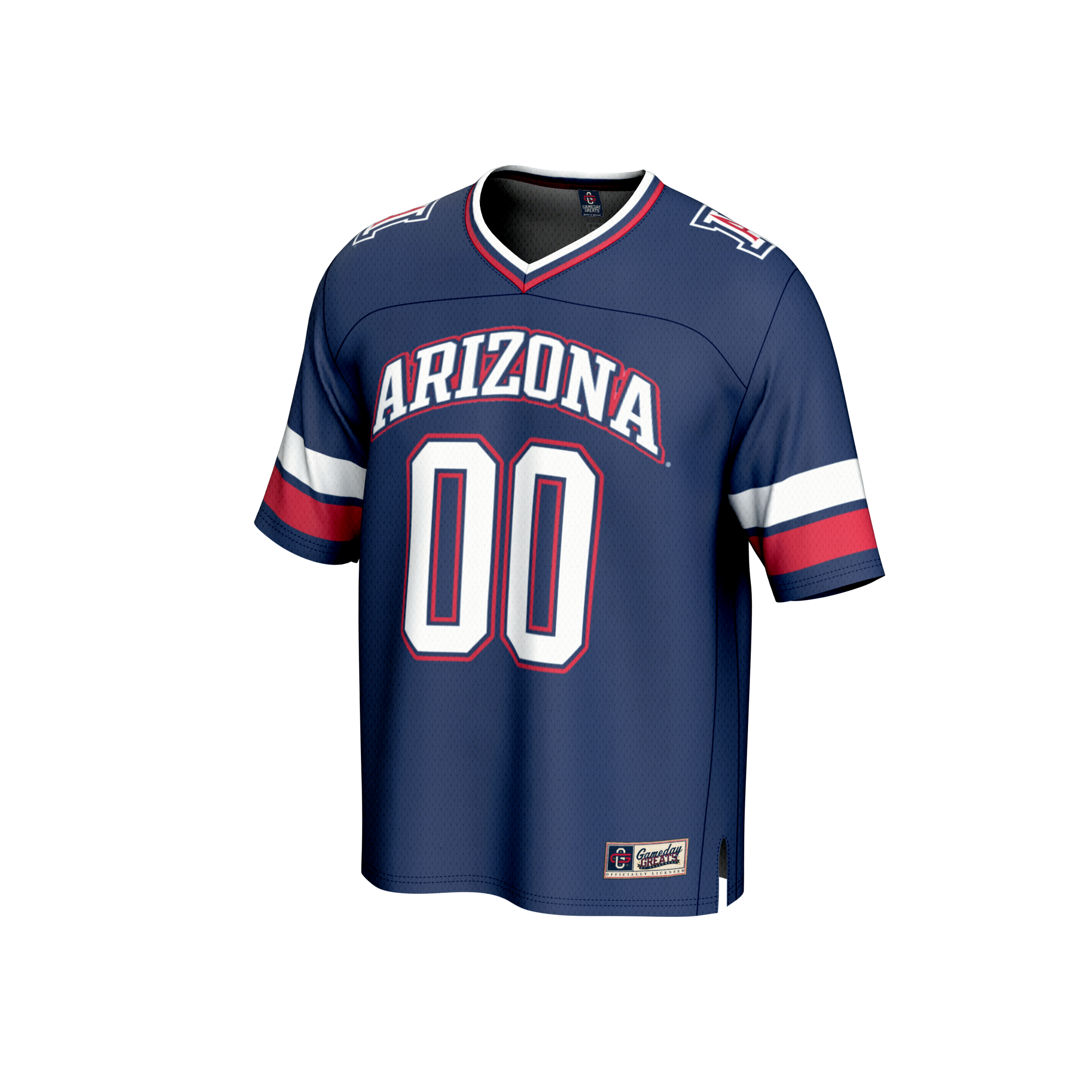 Arizona Wildcats GameDay Greats Unisex NIL Pick-A-Player Lightweight Collegiate Football Fashion Jersey - Navy