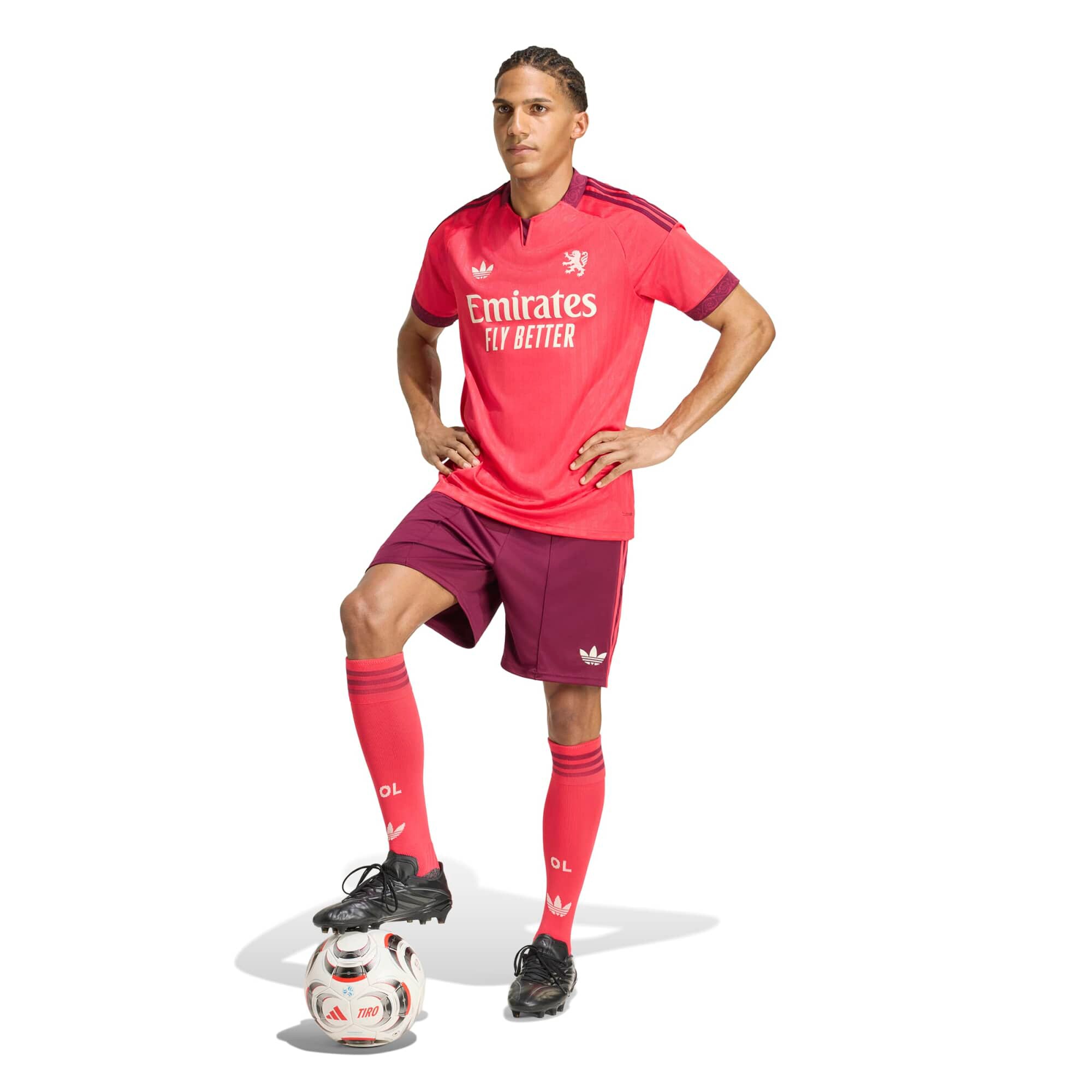 [SJH] Olympique Lyonnais 2026/27 Away Replica Jersey - Red