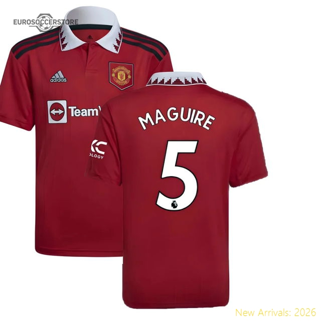 Elite 2022-2023 Man Utd Home Shirt (kids) (maguire 5) - Economical