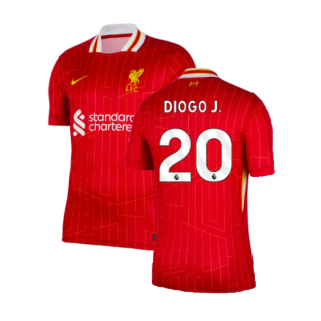 Avid Liverpool Liverpool Home Shirt Diogo J #20 High Performance F...