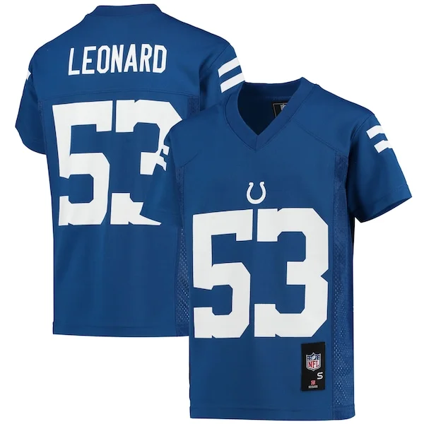 None Shaquille Leonard Replica Jersey - Royal | NFL Player Jersey