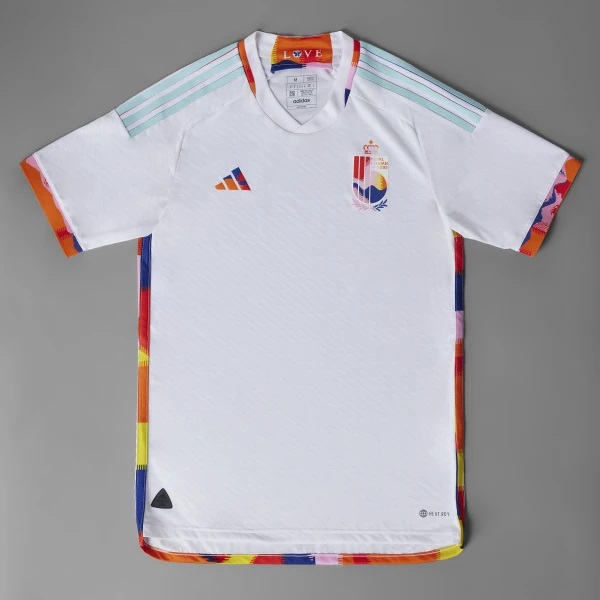 Comfort Fit World Cup 2022 Belgium Away White Soccer Shirt Soccer
