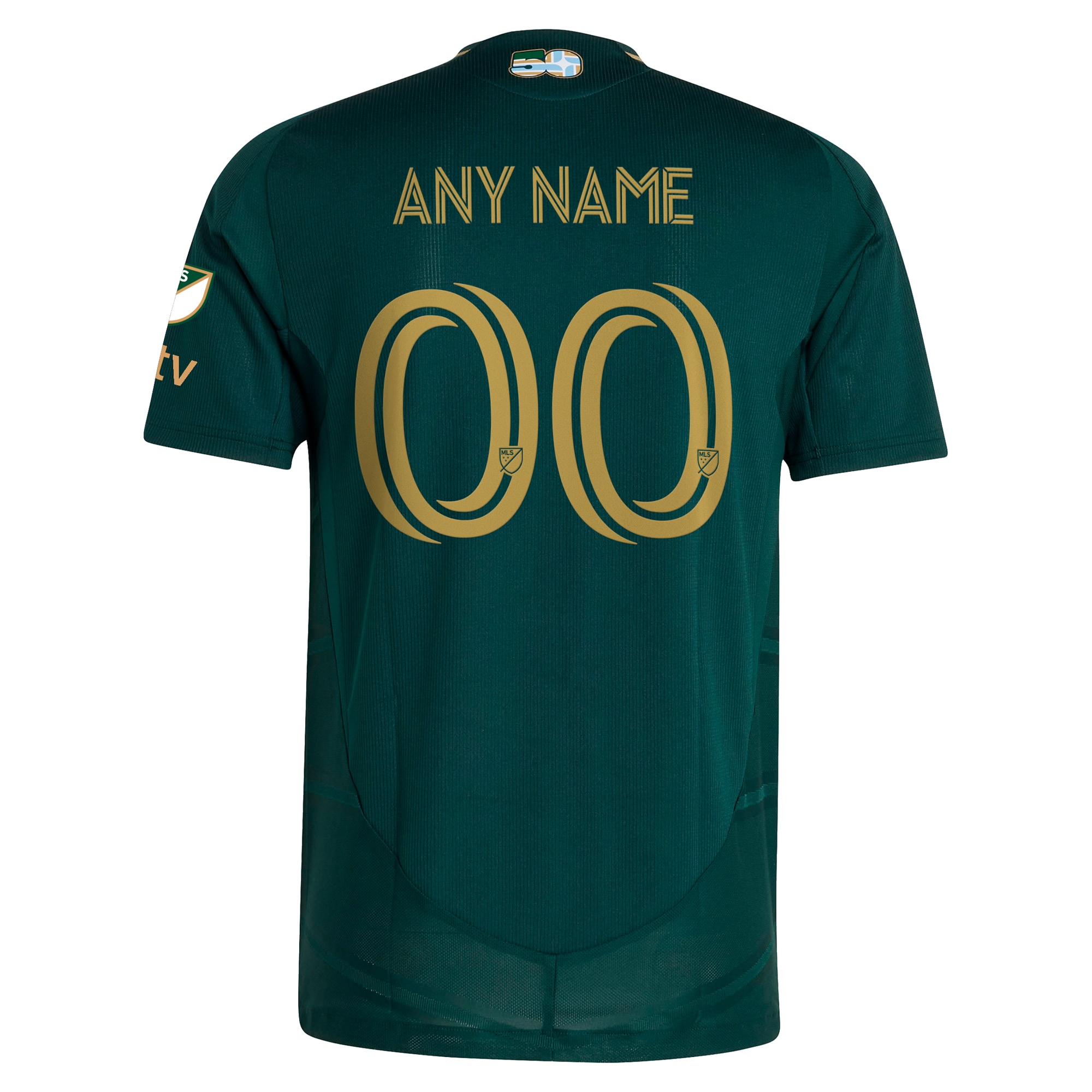 [SJH] Portland Timbers 2025 Forever Green & Gold Authentic Custom Jersey - Green
