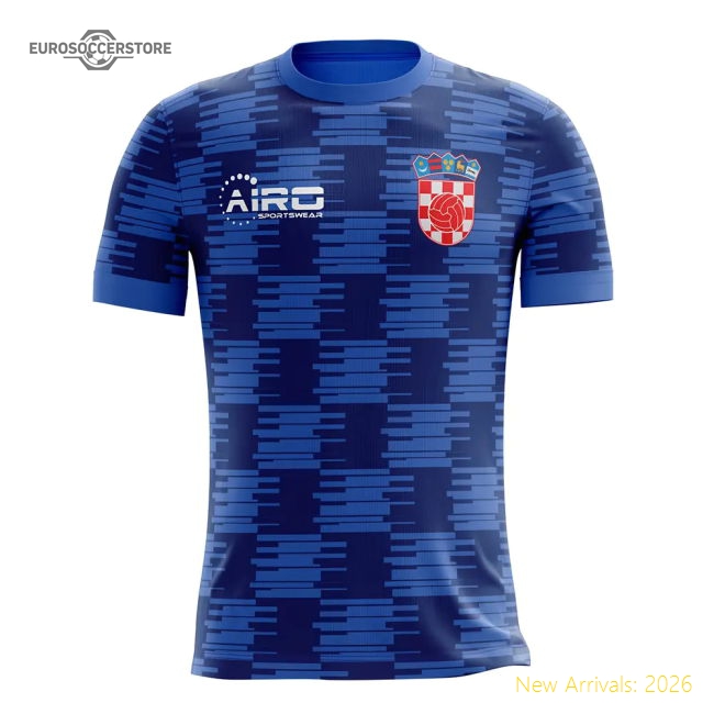 Croatia 2025-2026 Away Jersey - Professional Stretchable